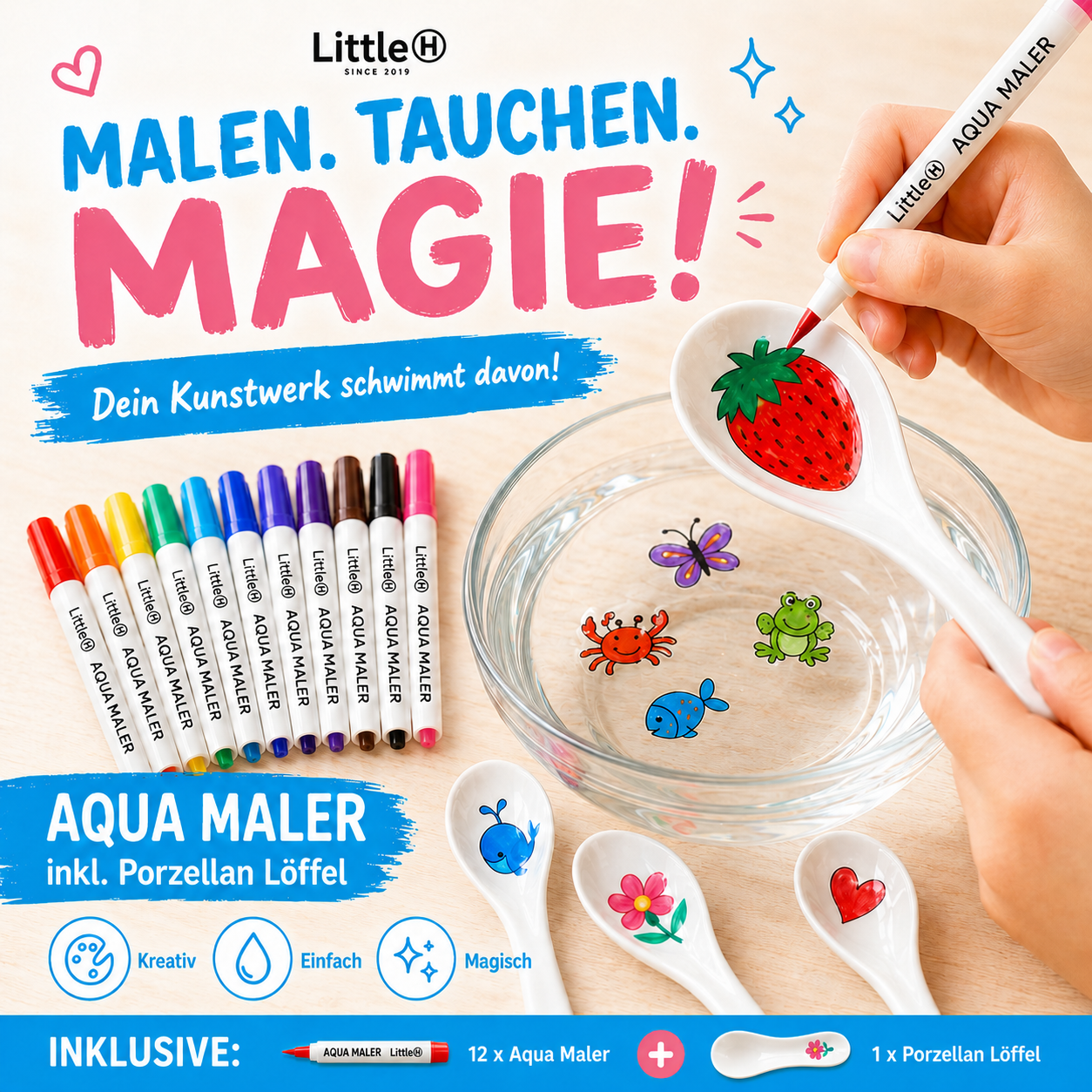 Aquamaler Magic - 12 Farben